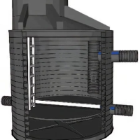 Колодцы перепадные канализационные типовой проект