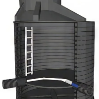 Поворотный колодец для канализации