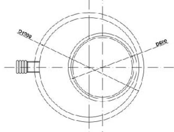 Дождеприемный колодец для ливневой канализации