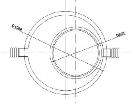 Дренажный колодец пластиковый