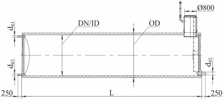 Емкость накопительная для канализации