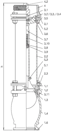 Пожарный гидрант Hawle DUO gost 5035